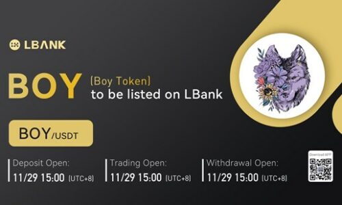 LBank Exchange Listed BOY on November 29, 2021