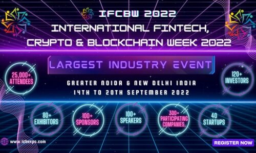 Aim to Bring Blockchain Adoption in India, International Fintech, Crypto & Blockchain Week All Set to Be Held in Sept 2022