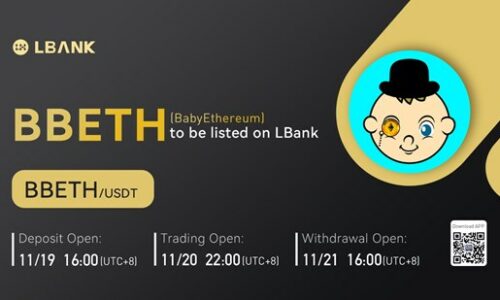 BabyEthereum to Be Listed on LBank Exchange Nov. 20
