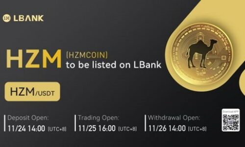 HZM Coin To Be Listed On LBank Exchange Nov. 25