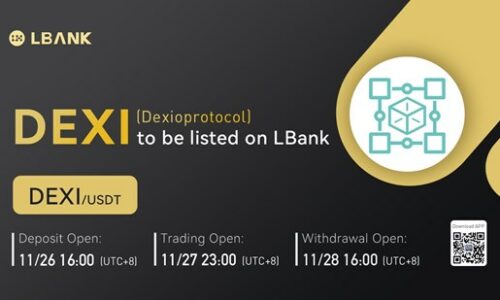 LBank Exchange Will List Dexioprotocol (DEXI) on November 27, 2021