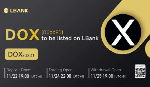 LBank Exchange Will List DOXXED (DOX) on November 24, 2021