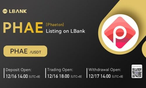 LBank Exchange Will List Phaeton (PHAE) on December 16, 2021