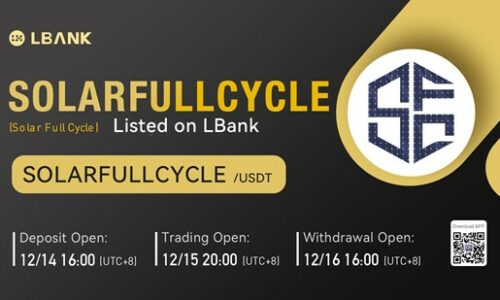 LBank Exchange Listed Solar Full Cycle on December 15, 2021