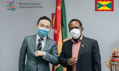 Justin Sun Appointed as the WTO Ambassador for Grenada by the Ministry of Foreign Affairs