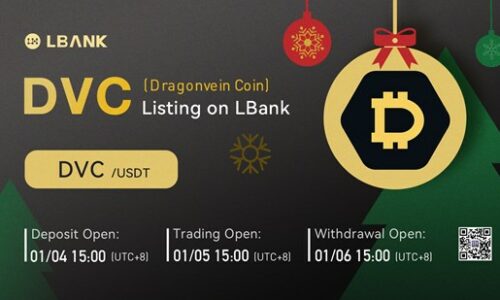 LBank Exchange Will List DragonVein Coin (DVC) on January 5, 2022