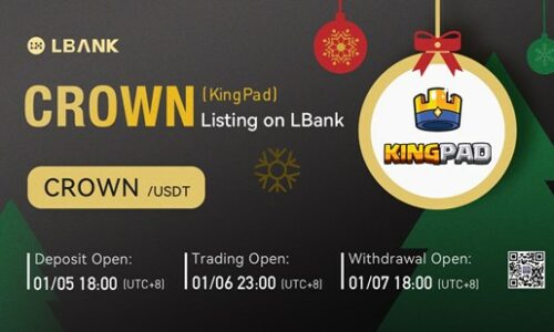 LBank Exchange Will List KingPad (CROWN) on January 6, 2022