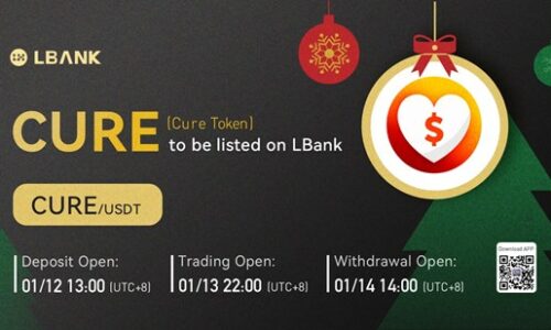 LBank Exchange Will List CURE on January 13, 2022