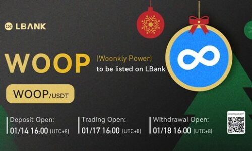 LBank Exchange Will List Woonkly Power (WOOP) on January 17, 2022