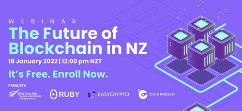 NZTE & Blockchain Innovators of New Zealand to Host Webinar