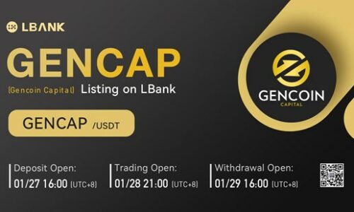 LBank Exchange Will List Gencoin Capital (GENCAP) on January 28, 2022