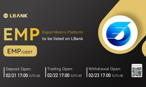 LBank Exchange Will List Export Motors Platform (EMP) on February 22, 2022