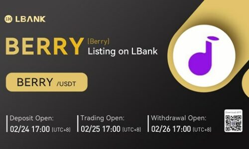 LBank Exchange Will List Berry (BERRY) on February 25, 2022