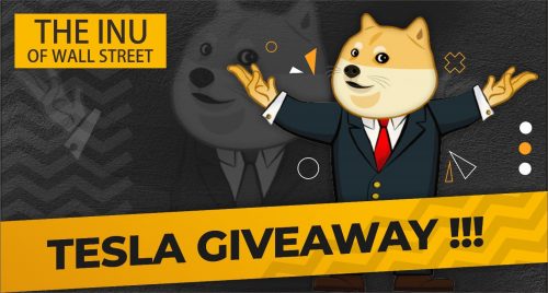 Wall Street Inu token is giving away a TESLA