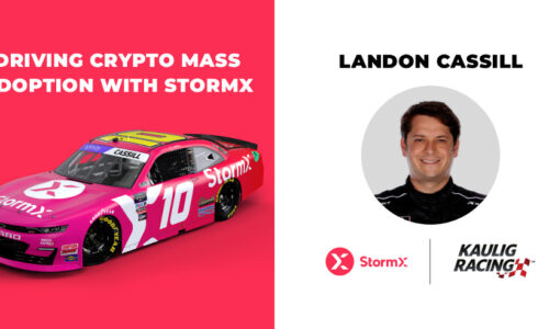 Kaulig Racing’s Landon Cassill Driving Crypto Mass Adoption with StormX