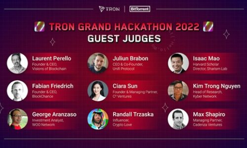 The TRON Grand Hackathon 2022 Announces Community and Industry Partners