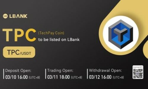 LBank Exchange Will List TechPay Coin (TPC) on March 11, 2022