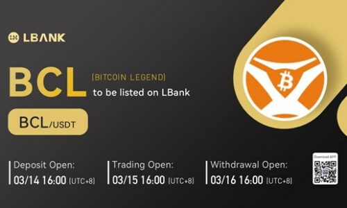 LBank Exchange Will List BITCOIN LEGEND (BCL) on March 15, 2022