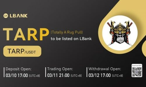 LBank Exchange Will List Tarp Token (Totally a Rug Pull) on March 11, 2022