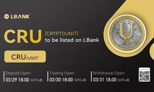 LBank Exchange Will List Cryptounit (CRU) on March 30, 2022