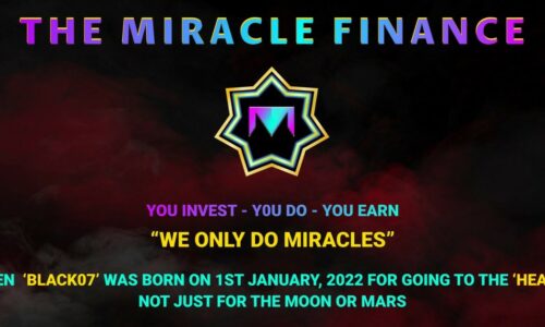 The Miracle Finance Introduces Token BLACK07 – A Unique Utility Token in Crypto World