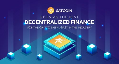 Satcoin Rises As The Best Decentralized Finance For The Crypto Enthusiast In The Industry