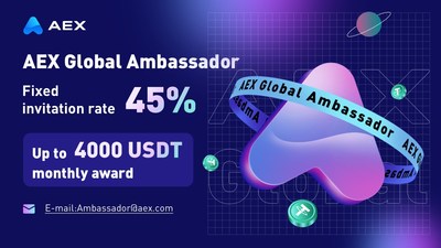 The AEX Global Ambassador Plan is trending worldwide, the number of applicants has exceeded 1000 inquiries