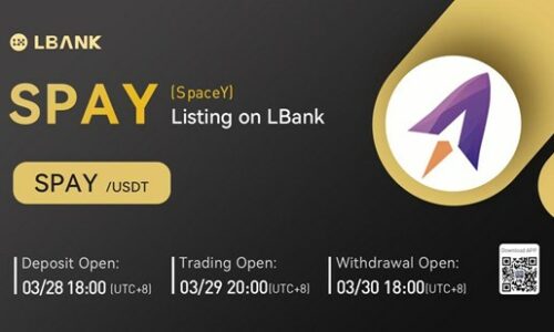 LBank Exchange Listed SpaceY (SPAY) on March 29, 2022