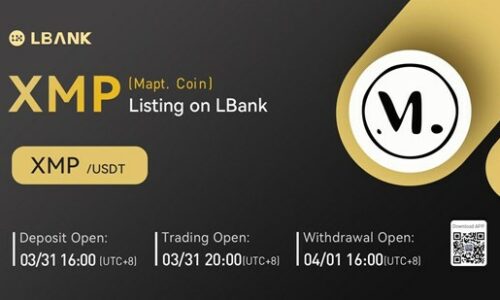 LBank Exchange Listed Mapt. Coin (XMP) on March 31, 2022