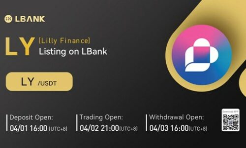 LBank Exchange Listed Lilly Finance (LY) on April 2, 2022