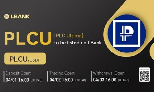 LBank Exchange Listed PLC Ultima (PLCU) on April 2, 2022