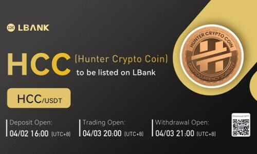 LBank Exchange Listed Hunter Crypto Coin (HCC) on April 3, 2022