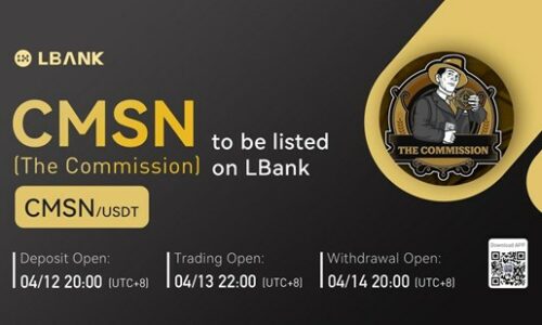 The Commission (CMSN) Is Now Available for Trading on LBank Exchange