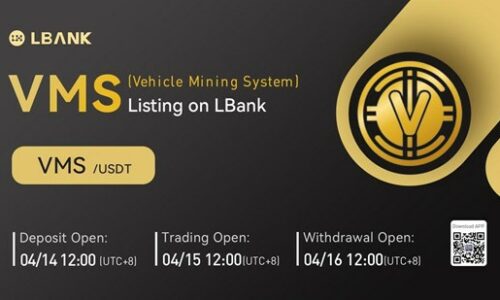 LBank Exchange Will List Vehicle Mining System (VMS) on April 15, 2022