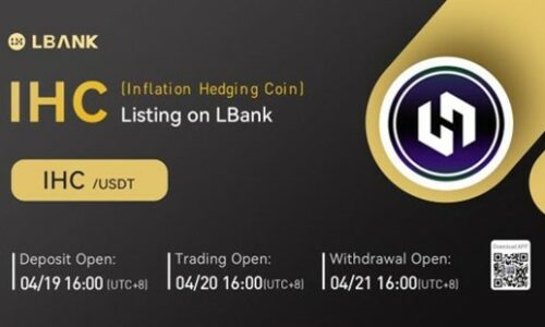 LBank Exchange Will List Inflation Hedging Coin (IHC) on April 20, 2022