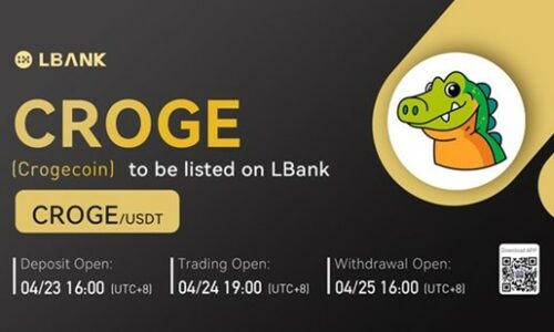 LBank Exchange Will List Crogecoin (CROGE) on April 24, 2022