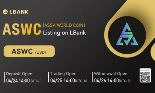 LBank Exchange Will List ASSA WORLD COIN (ASWC) on April 25, 2022