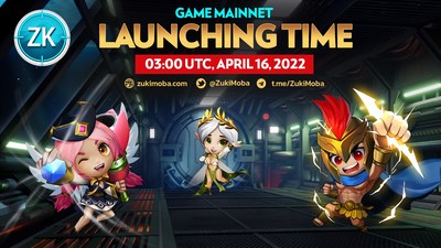 ZUKI MOBA’S MAINNET GAME WILL BE LAUNCHED OFFICIALLY ON APRIL, 2022