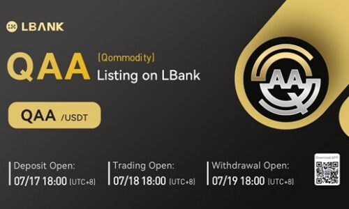 Qommodity Asset Backed Token (QAA) Is Now Available for Trading on LBank Exchange