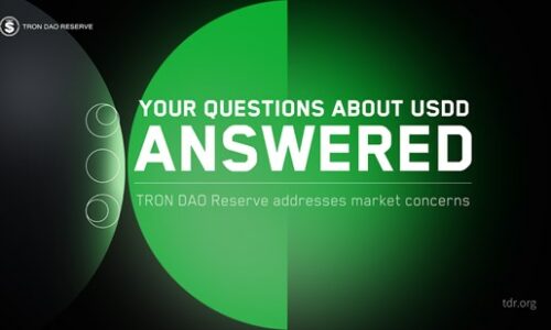 TRON DAO Reserve Addresses Questions Regarding USDD Stablecoin