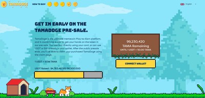 Tamadoge Pulls in $4.75 Million for Play-to-Earn Game – 4th Token Sale Tranche Underway