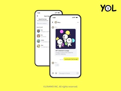 Life MMO releases the beta version of YOL, a crypto wallet address-based web messenger.