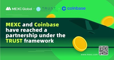 MEXC and Coinbase have reached a partnership to jointly fulfill the privacy and security obligations of cryptocurrency under the TRUST framework