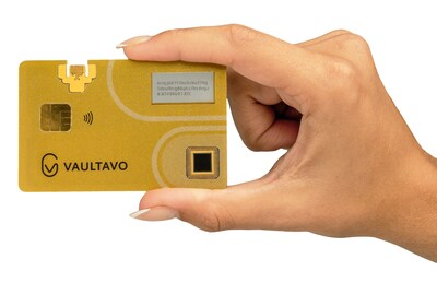 The world's first biometric smart card, designed to protect digital currencies against hacking and outright thefts, has been introduced by Vaultavo. The Vaultavo system is designed for the institutional market to address one of the critical roadblocks to crypto's expansion -- the vulnerability of online trading, transacting and protection of digital assets.