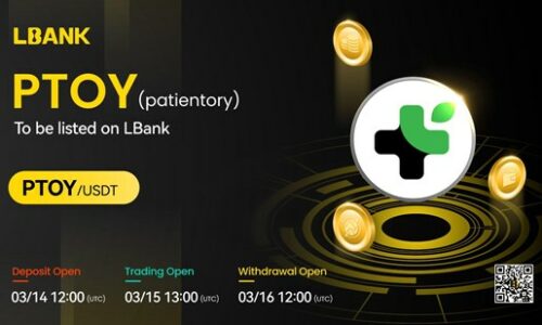 LBank Exchange Will List Patientory (PTOY) on March 15, 2023