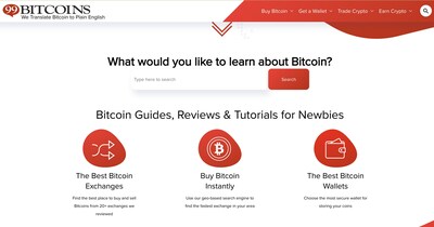 99Bitcoins Reveals Website Revamp and Expansion Plans With Incentivized Learning Through Tokenization