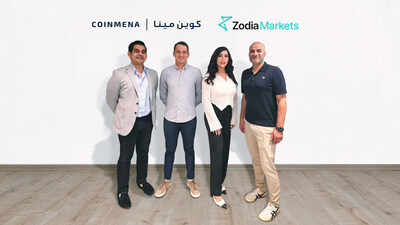 CoinMENA Partners with Standard Chartered-backed Zodia Markets to Enhance Liquidity on Fiat to Crypto Trades