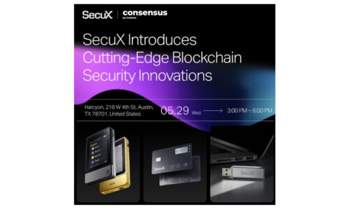SecuX to Host Blockchain Security Event at Consensus 2024
