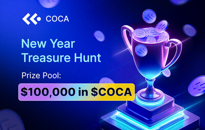 COCA Launches New Year Treasure Hunt Promotion with $100,000 in $COCA Tokens (PRNewsfoto/COCA)