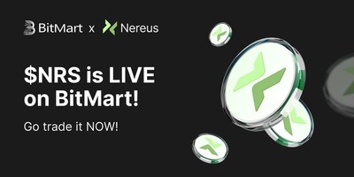 Nereus' NRS Token Listed on BitMart Following Rapid Price Surge